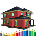 House Coloring Book