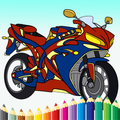 Motorcycle Coloring Book