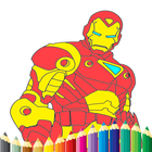 Superhero Coloring Book icône