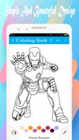 Superhero Coloring Book 海報