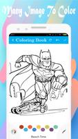 Superhero Coloring Book capture d'écran 3