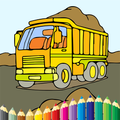 Truck Coloring Book