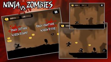 Ninja vs Zombies: Guerre! capture d'écran 3