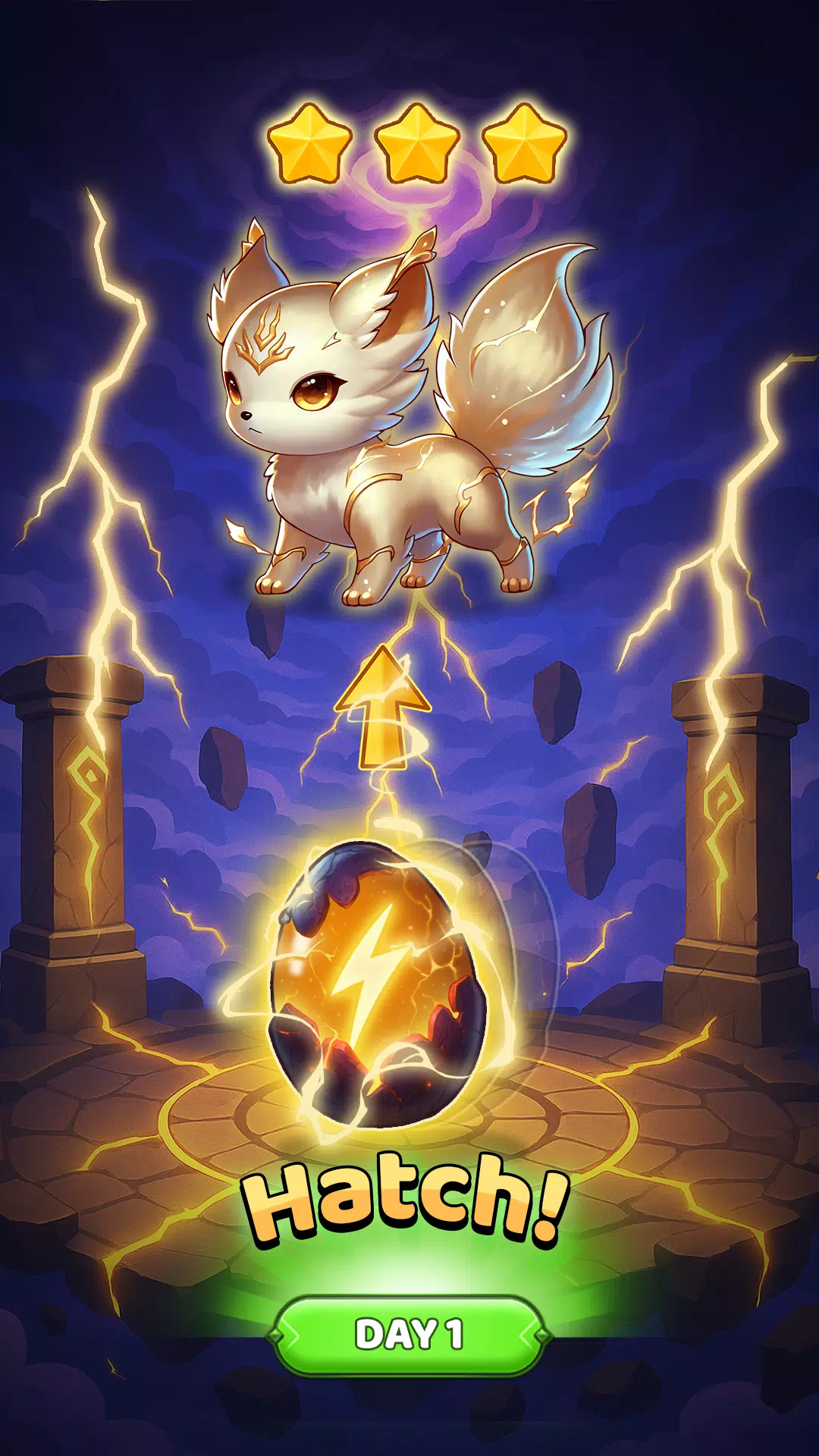 Elemonster : Hatch and Battle