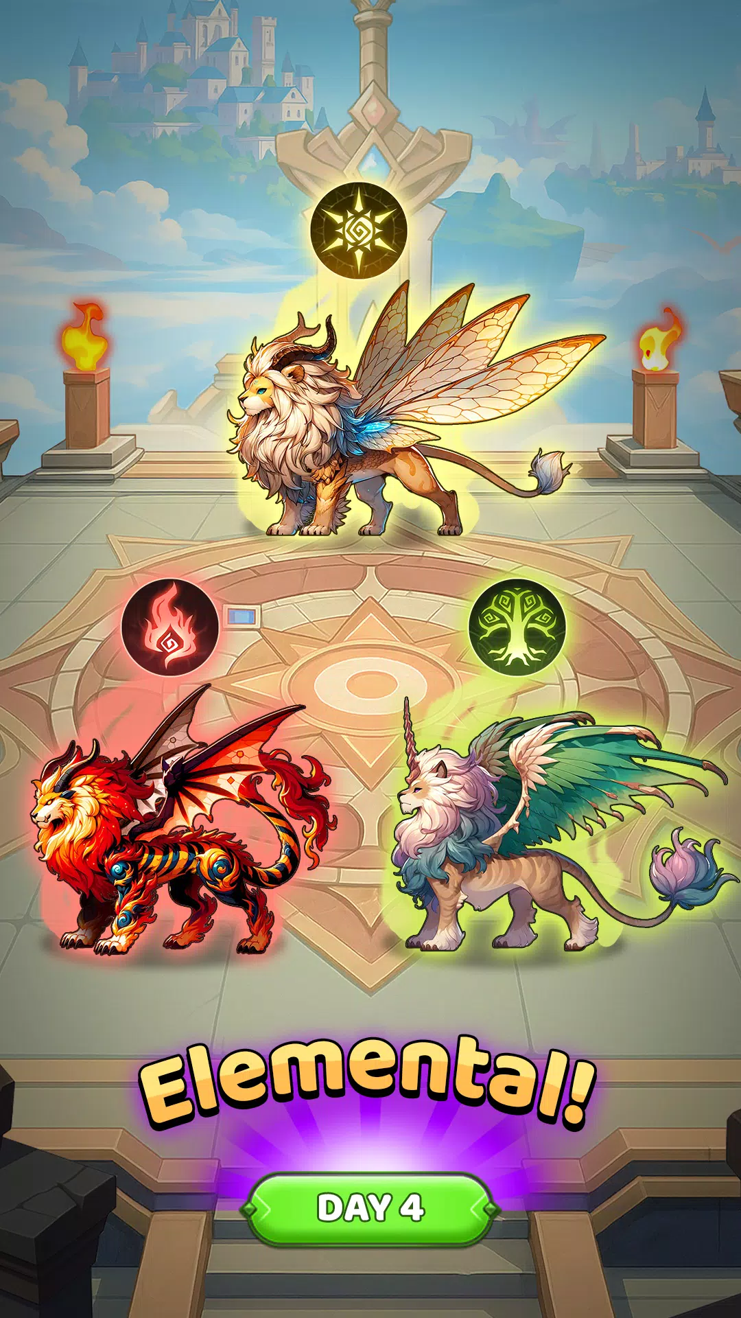 Elemonster : Hatch and Battle