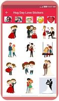 برنامه‌نما Hug Day Love Stickers عکس از صفحه