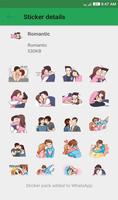 Poster Romantic Stickers for Whatsapp