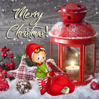 Merry Christmas Sticker Frames & Wishes biểu tượng