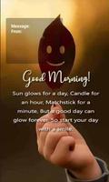 Good Morning Cute Greeting Cards Affiche