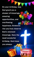 Poster Happy Birthday Religious Greeting eCards