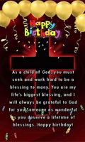 برنامه‌نما Happy Birthday Religious Cards عکس از صفحه