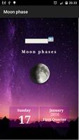 Moon phase Affiche