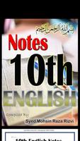 10th English Notes poster