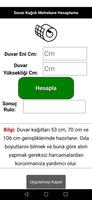 Duvar Kağıdı Metrekare Hesapla تصوير الشاشة 1