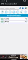 Map Smart Address Book الملصق