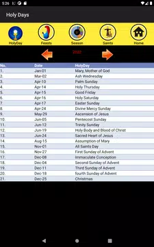 Screenshot 15 for Catholic Liturgical Calendar