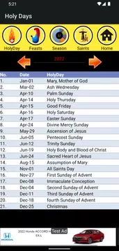 Screenshot 6 for Catholic Liturgical Calendar