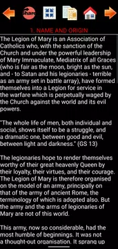 Screenshot 2 for Handbook Legion of Mary