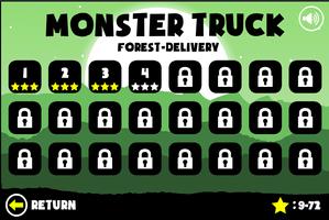 Monster Truck: Forest Delivery Ekran Görüntüsü 1