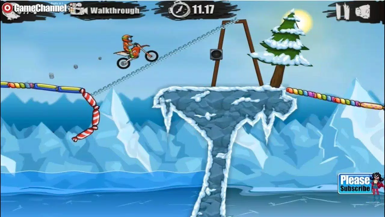 Moto X3M Winter Full Gameplay Walkthrough All Levels 