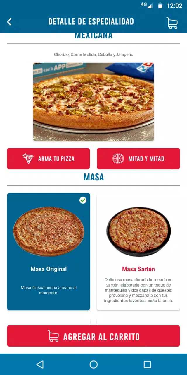 Android İndirme için Domino's Pizza México APK