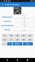 پوستر Molarity Calculator