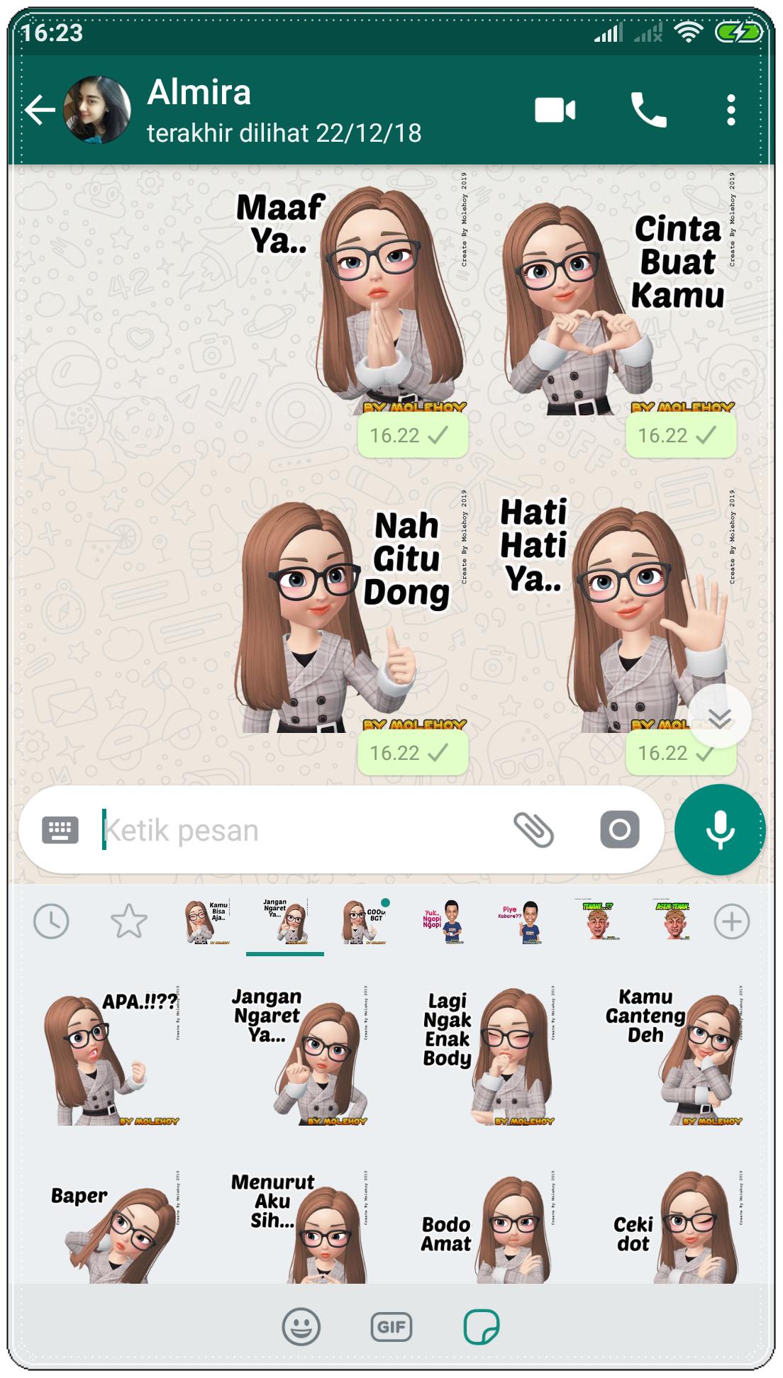  Stiker  Cewe Cantik  WAStickerApps for Android APK Download