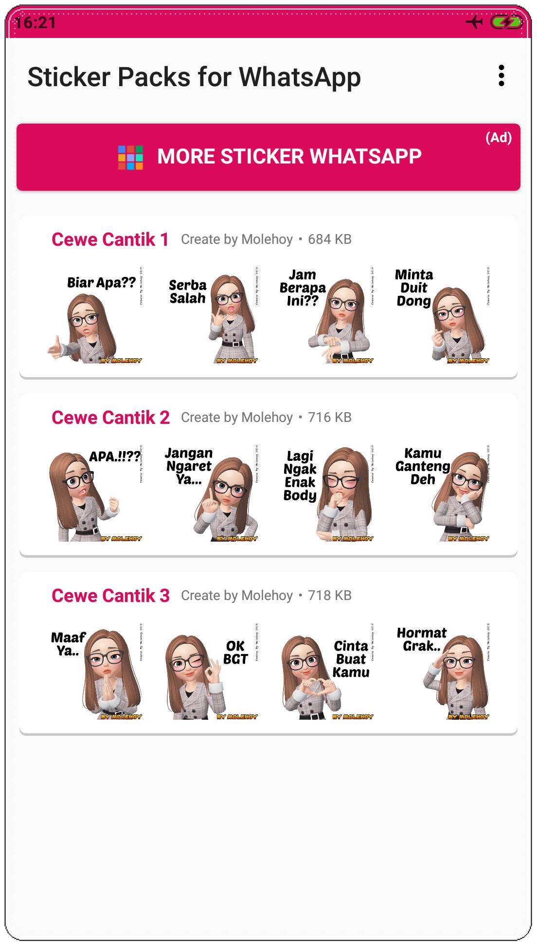 Stiker Cewe Cantik For Android Apk Download