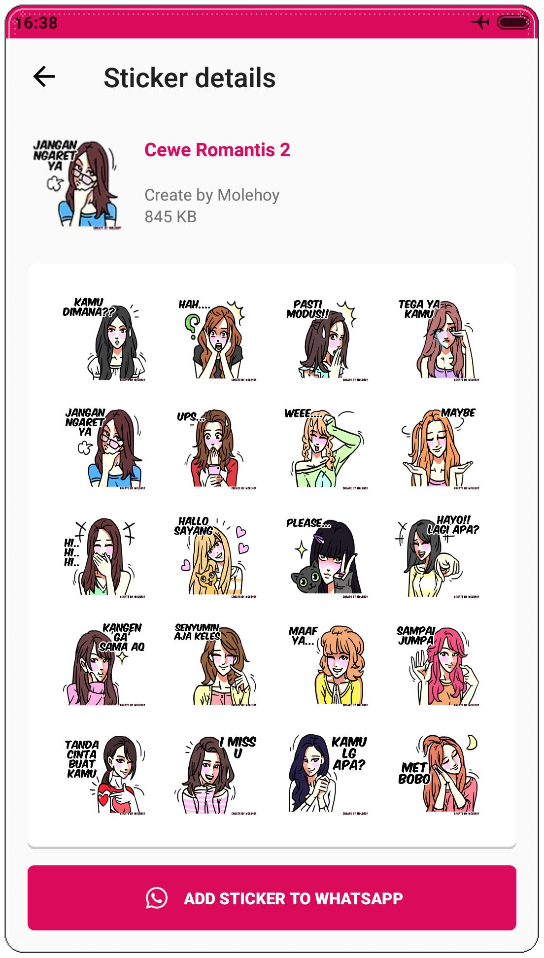 Stiker Cewe Romantis For Android Apk Download Stiker Cewe Romantis For Android Apk Download