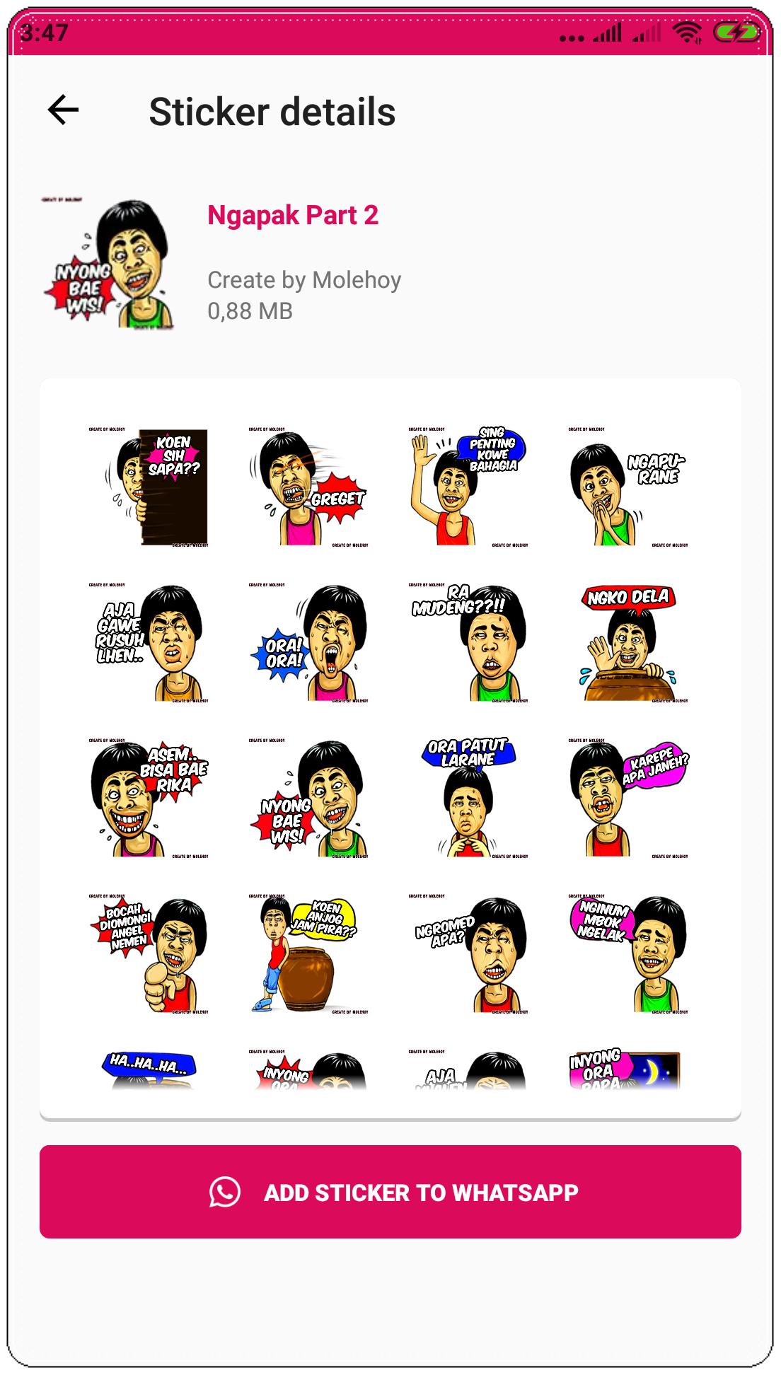 Stiker Ngapak Pour Android Tlchargez Lapk