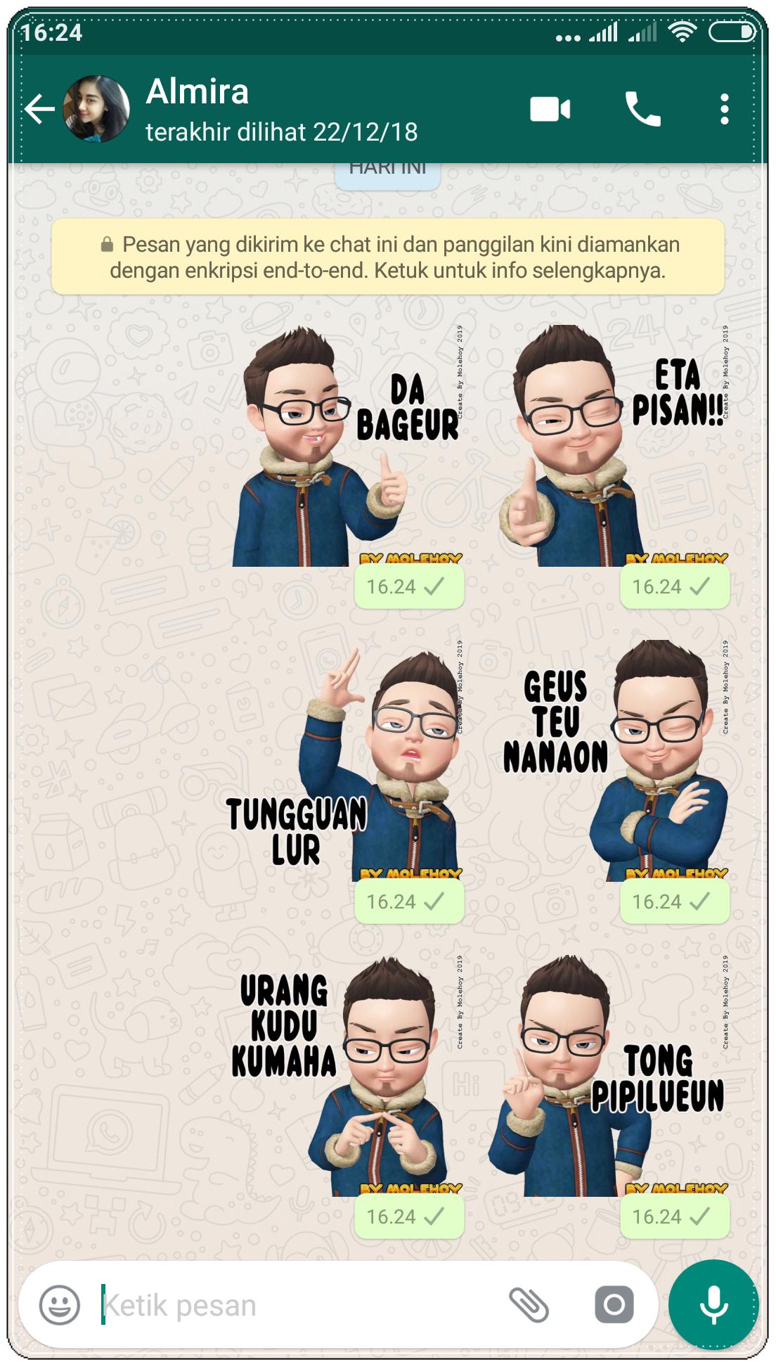 Gambar Stiker Wa Lucu Sunda Gambar Lucu Status Wa Line