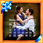 Calendar Photo Frame 2021 USA simgesi