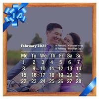 Calendar Photo Frame 2021 USA ảnh chụp màn hình 3