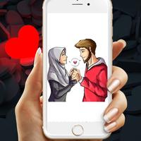 ملصقات حب رومانسية متحركة captura de pantalla 3