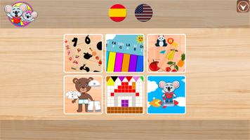 Games learn English Spanish to poster
