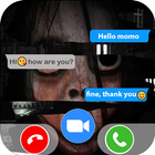 Momo fake call video and chat icon