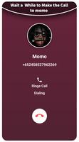 Fake call video with momo الملصق