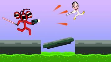 Momo Horror Stickman Fighting capture d'écran 1