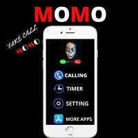 Momo Fake Call and Chat-poster