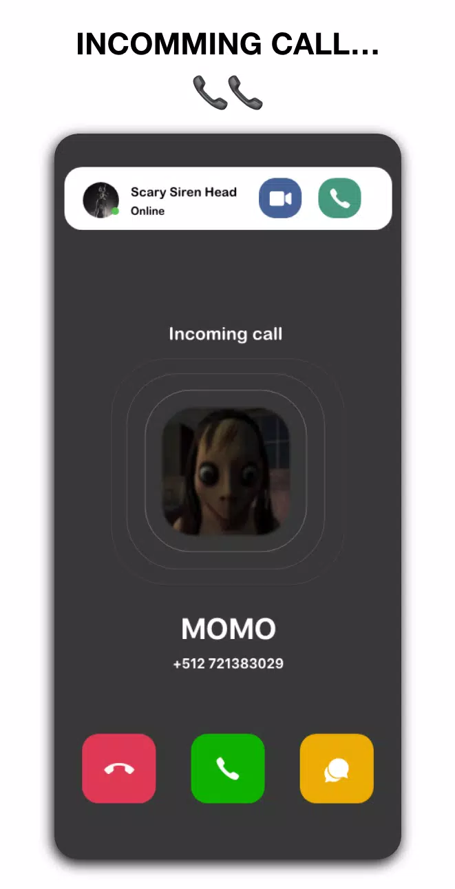 creepy momo📱video call & talk +chat APK for Android Download