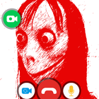 creepy momo fake video call ikona