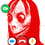 creepy momo fake video call icône