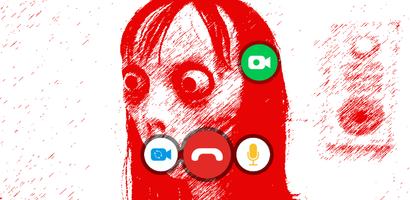 creepy momo fake video call 截图 1