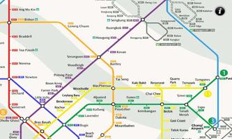 Singapore MRT Route स्क्रीनशॉट 1