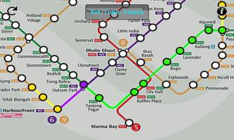 Singapore MRT Route capture d'écran 2