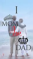 Mom Dad Wallpaper Affiche
