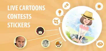 Moments Cartoon Caricature - selfie network cam