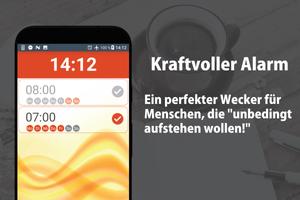 Kraftvoller Alarm (Wecker) Plakat