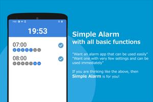 Poster Simple Alarm