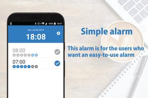 Simple alarm ~ Simple and Stylish Alarm poster